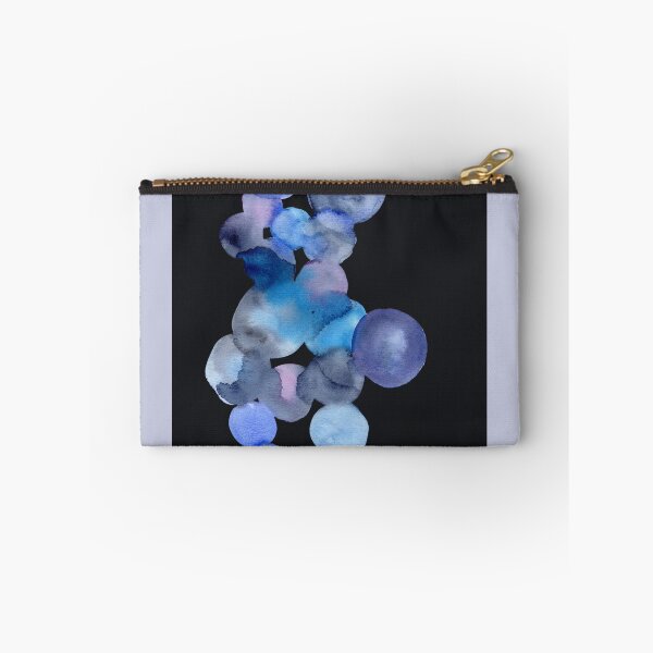 Item preview, Watercolor Bubbles with black background designed and sold by Sandra Connelly.