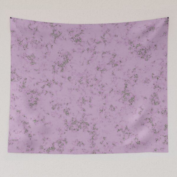Item preview, Silver Glitter on Violet-Pink Marble designed and sold by BloomCatB.