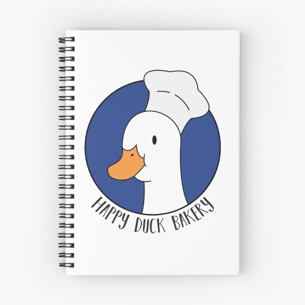 Artikelvorschau, Glückliches Enten-Bäckerei-Logo - Farbe entworfen und verkauft von chloereyart.