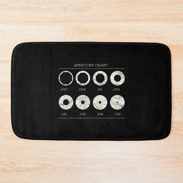 Item preview, Vintage Photographer DSLR Camera Lens Aperture Chart Analog design designed and sold by A-Fashion.
