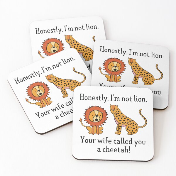 Item preview, Lion Cheetah designed and sold by LuckyFoxDesigns.