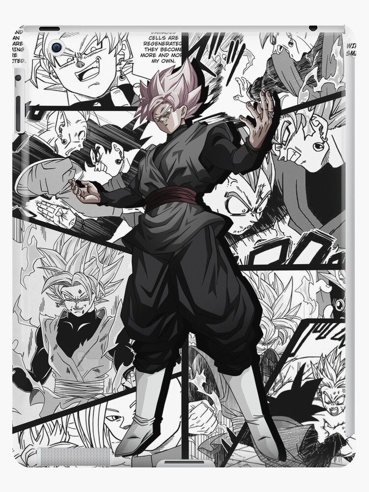 Goku Black God Saiyajin Manga Version Dragon Ball Super Ipad Hulle Skin Von Xvkx Redbubble