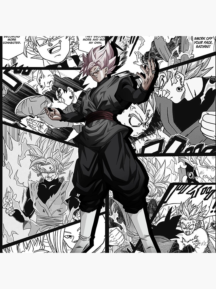 Goku Black God Saiyan manga version Dragon Ball Super