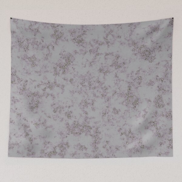 Item preview, Silver Glitter on Stormy Gray Marble designed and sold by BloomCatB.