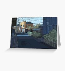 Laneway Crows Greeting Card