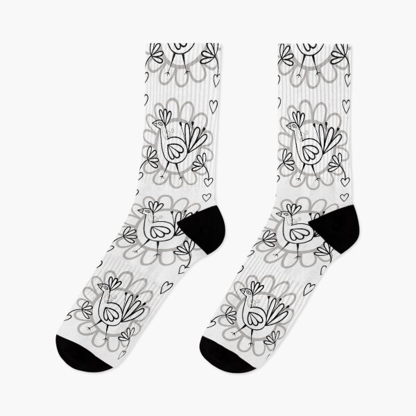 Item preview, Original Exotic Love Bird Design (black and light grey) designed and sold by wariana.