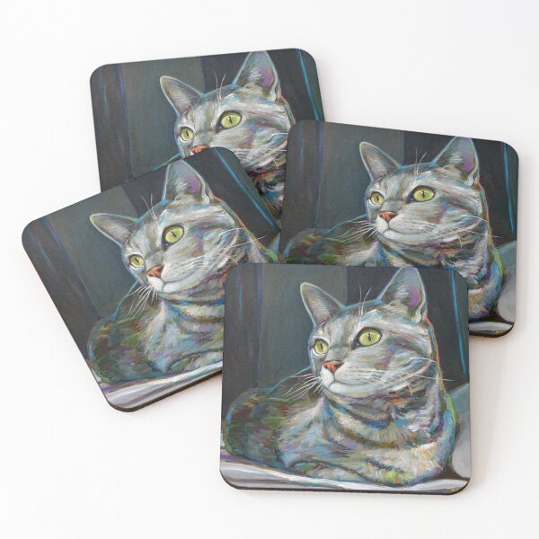 Item preview, Cute Striped Cat designed and sold by RobertPhelpsArt.