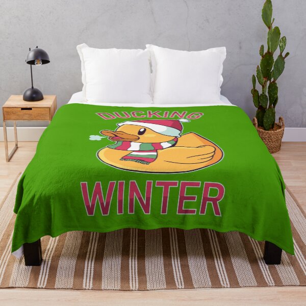 Item preview, Ducking Winter Christmas Humor designed and sold by lolotees.