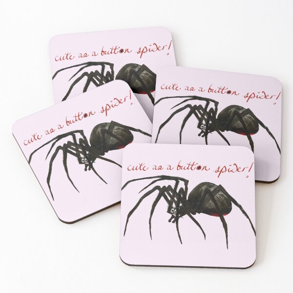 Item preview, Cute as a Button Spider! designed and sold by michdevilish.