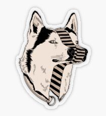 Husky Transparent Sticker