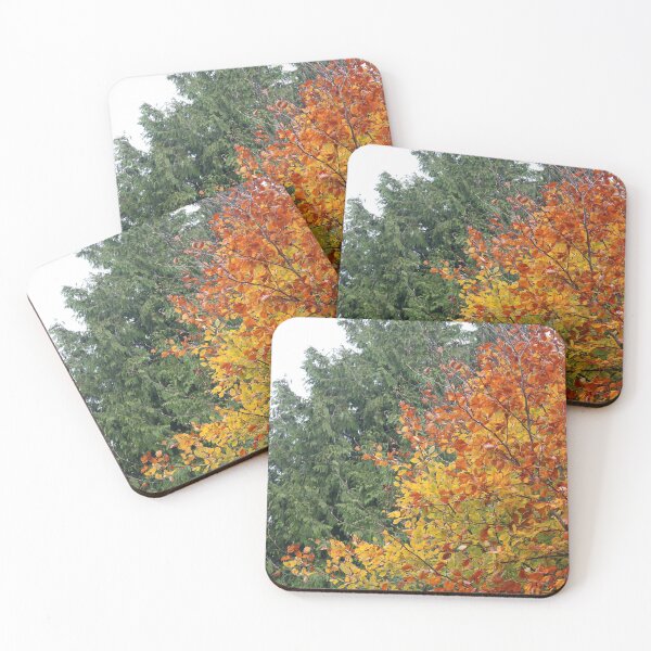 Item preview, Coloured Leaves in Autumn designed and sold by pinkal.