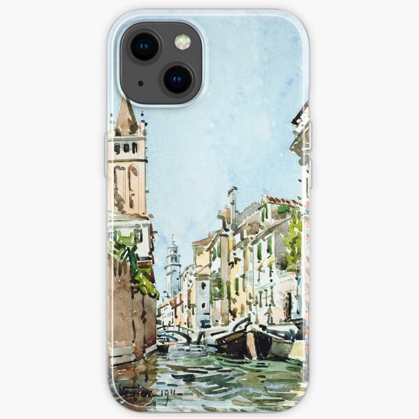 Edward Darley Boit Rio di San Barnaba, Venice iPhone Soft Case