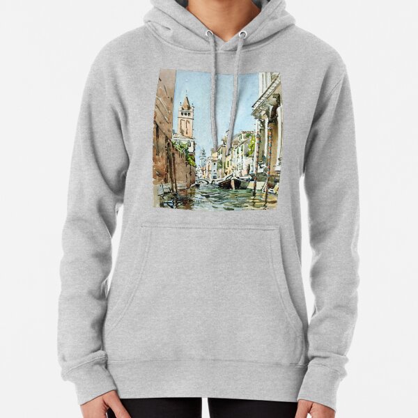 Edward Darley Boit Rio di San Barnaba, Venice Pullover Hoodie