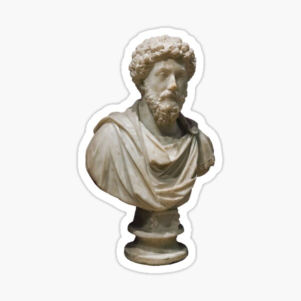 Statue or Bust of Marcus Aurelius Sticker