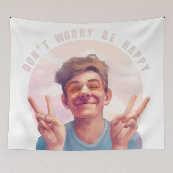 Item preview, don't worry be happy ver2 designed and sold by sokoprints.