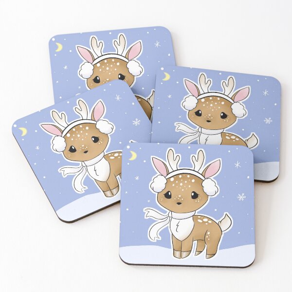 Item preview, Deer with earmuffs designed and sold by Jessica K..