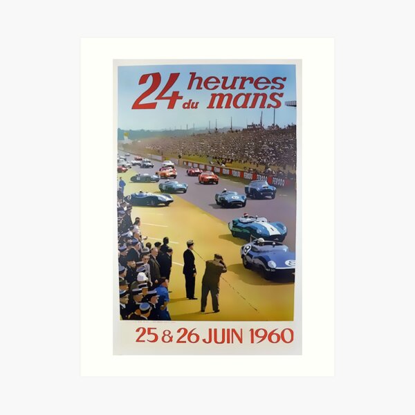 24h Le Mans 1960 Kunstdruck