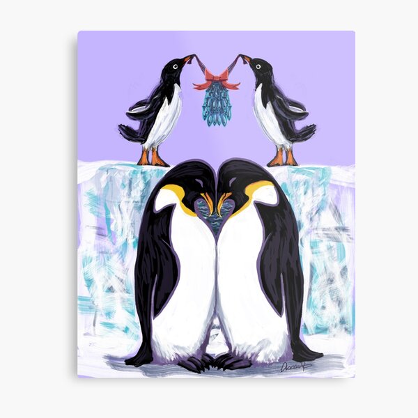 Under the Kissin' Fish Metal Print