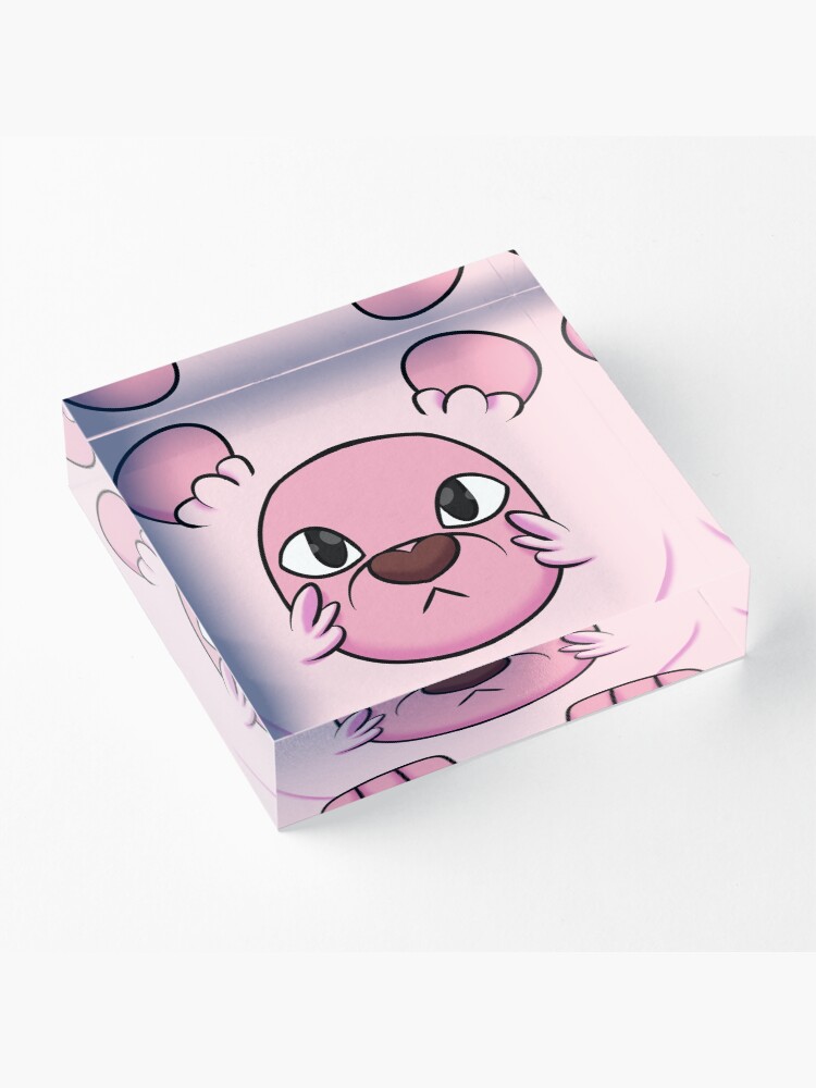 Alternate view of Begging Lion Acrylic Block