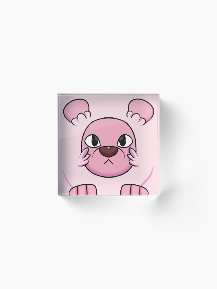 Alternate view of Begging Lion Acrylic Block