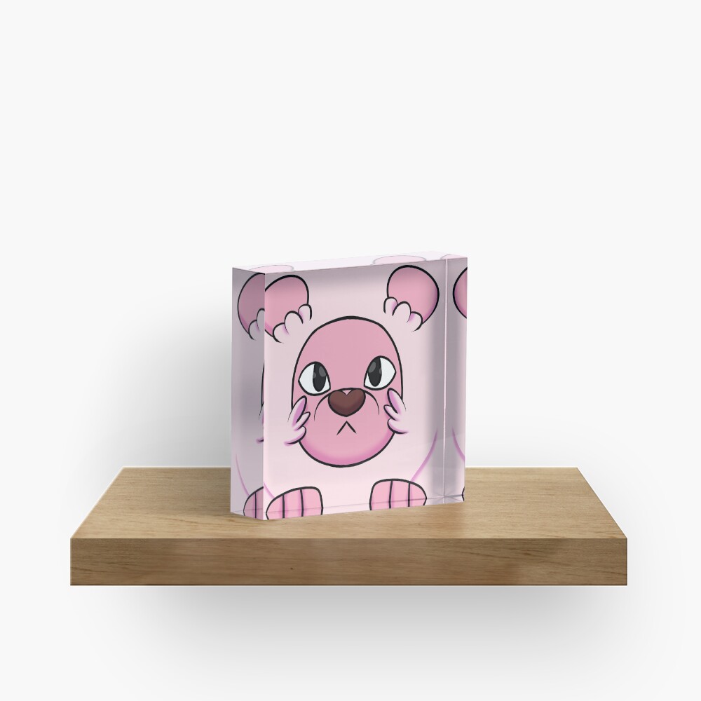 Begging Lion Acrylic Block