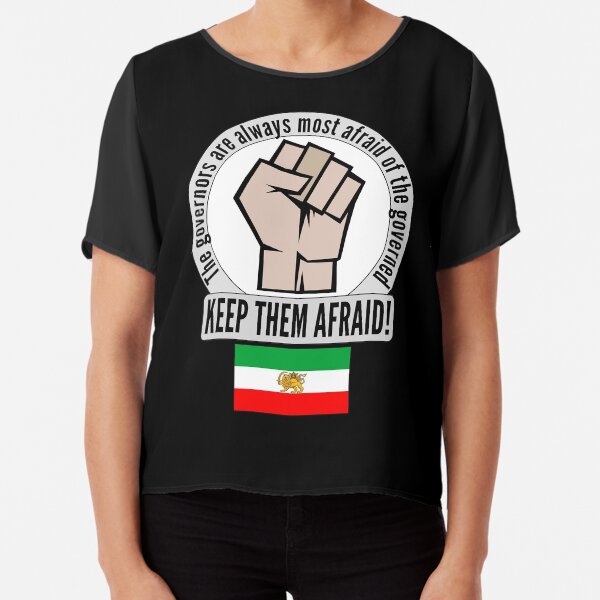 Support the fight for freedom in Iran! Chiffon Top