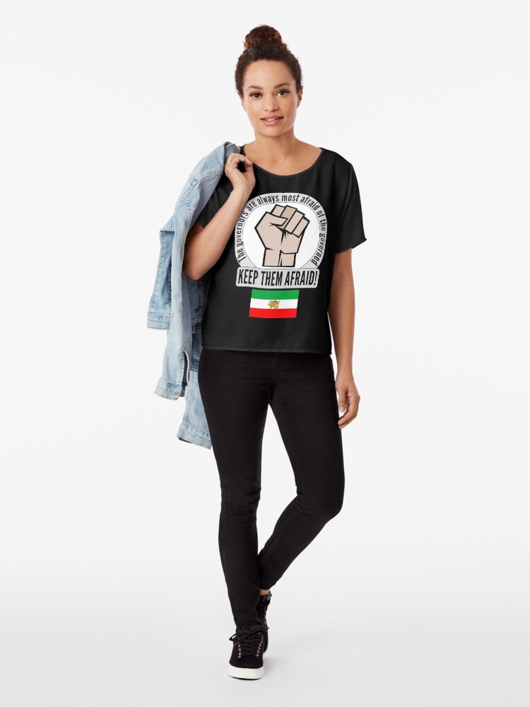 Alternate view of Support the fight for freedom in Iran! Chiffon Top