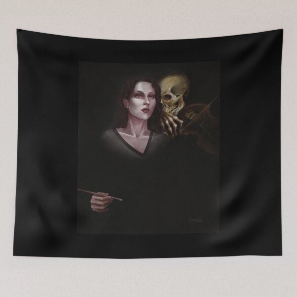 Item preview, Self-Portrait with Böcklin Playing the Fiddle. designed and sold by Luxlupus.