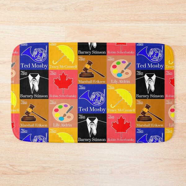 Item preview, How I Met Your Mother - Characters Logos Collage PrintArt (Vertical) designed and sold by Della97.