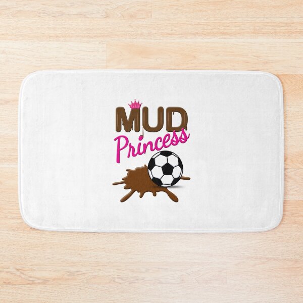 Item preview, 'Mud Princess' (White) designed and sold by The Button Gal.