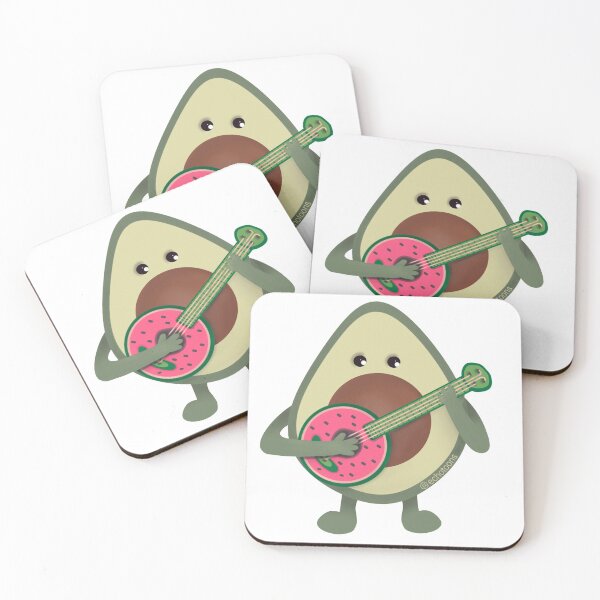 Item preview, El aguacate toca el ukelele de sandía designed and sold by ATuc.