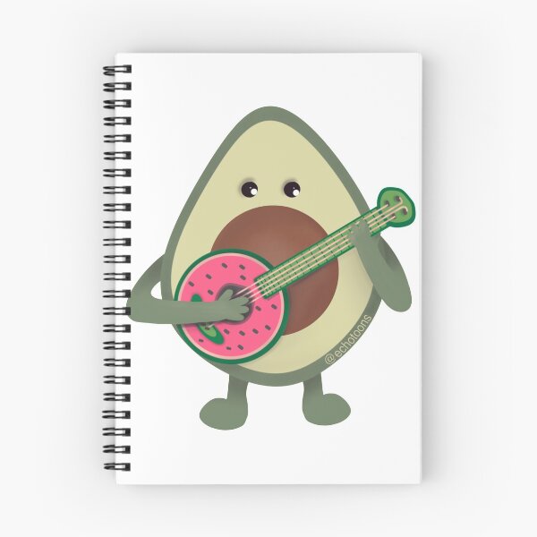 Artikelvorschau, Avocado spielt die Wassermelonen-Ukulele entworfen und verkauft von ATuc.