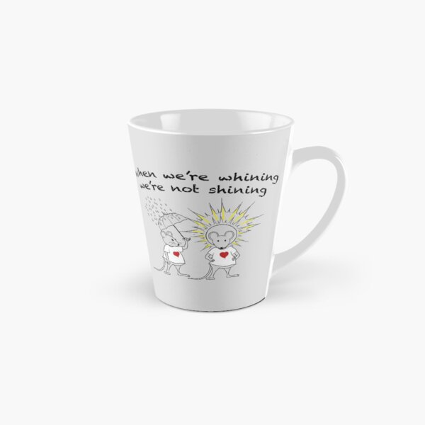 MantraMouse® Shining Cartoon in Color on Gray BackGround Tall Mug