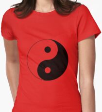 "Yin Yang" Clothing Women's Fitted T-Shirt
