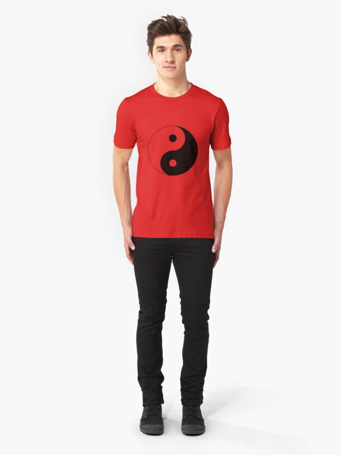 Alternate view of "Yin Yang" Clothing Slim Fit T-Shirt