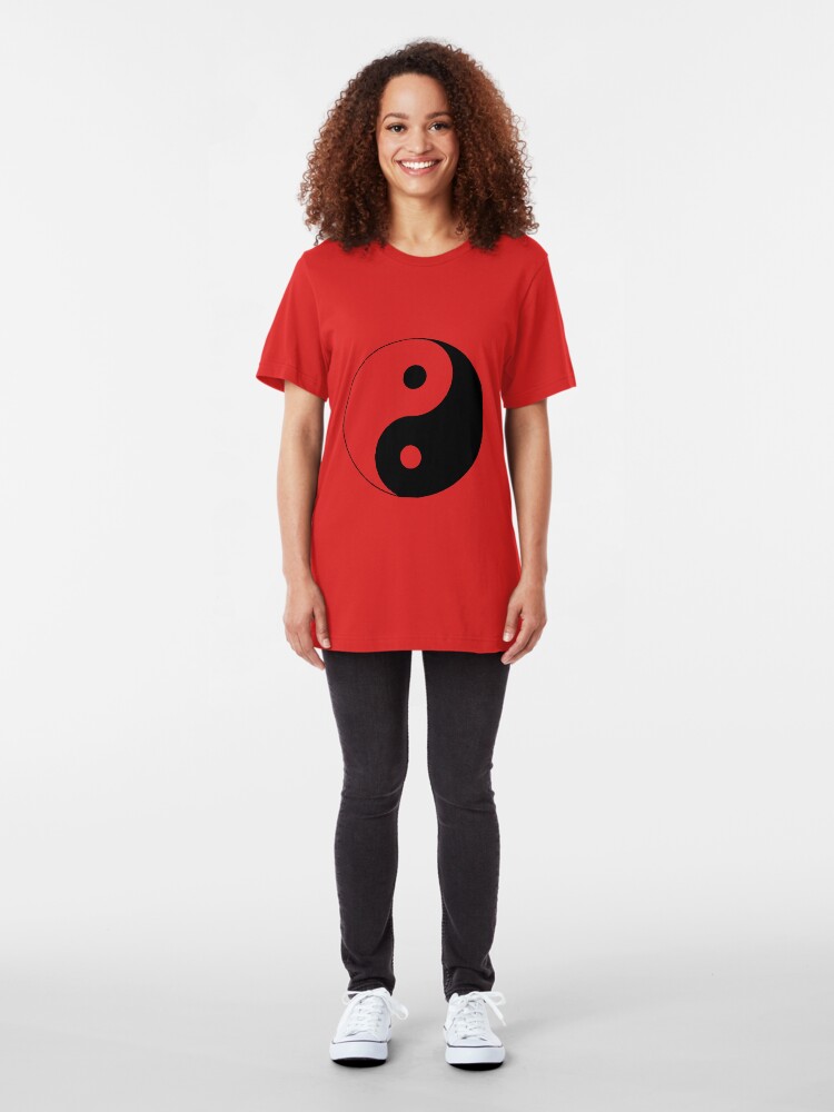 Alternate view of "Yin Yang" Clothing Slim Fit T-Shirt