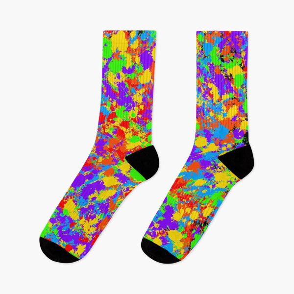 Item preview, Rainbow paint Splatter Print designed and sold by OmegaOnyx.
