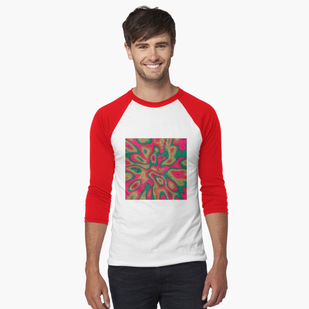 Item preview, Baseball ¾ Sleeve T-Shirt designed and sold by blackhalt.
