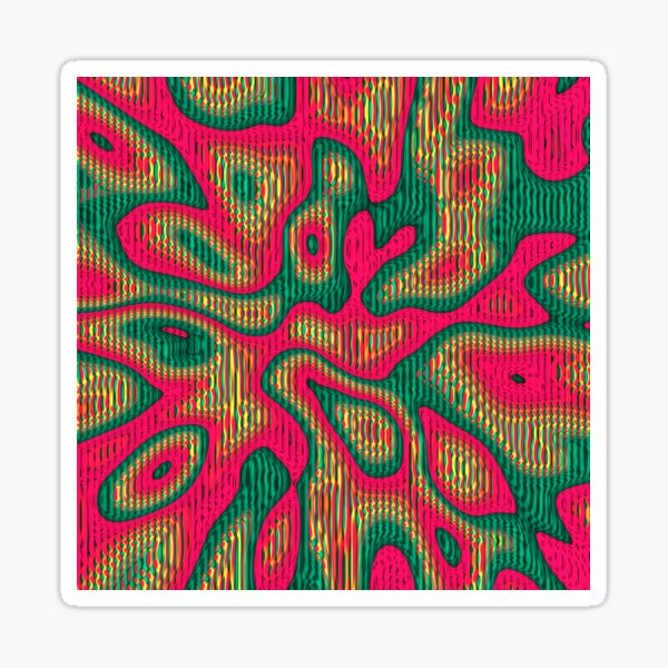 Abstract random colors #5 | Meditative thing! Sticker