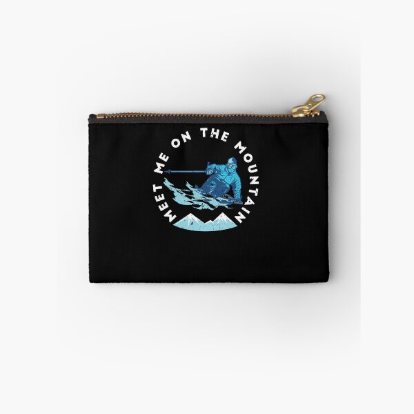 Item preview, Meet Me On The Mountain Skiing Quote designed and sold by jeffded.