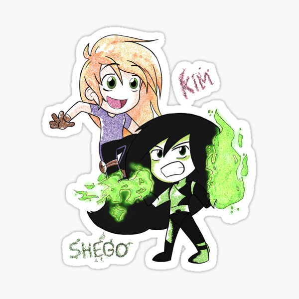 Item preview, Kim Possible and Shego designed and sold by Morgan Reacts.