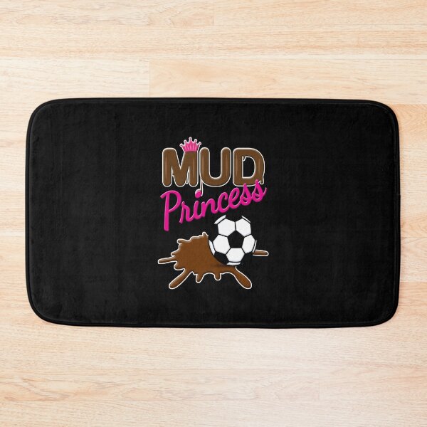 Item preview, 'Mud Princess' (Black) designed and sold by The Button Gal.