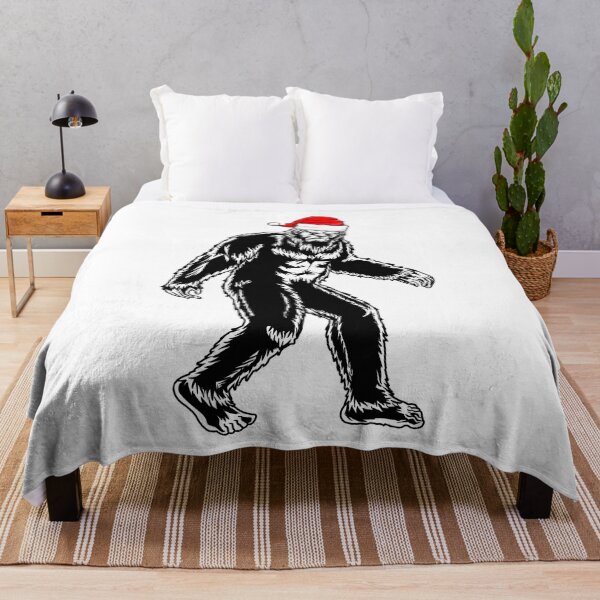 Aperçu de l'œuvre Bigfoot portant le bonnet de Noël créée et vendue par AlaskaGirl.