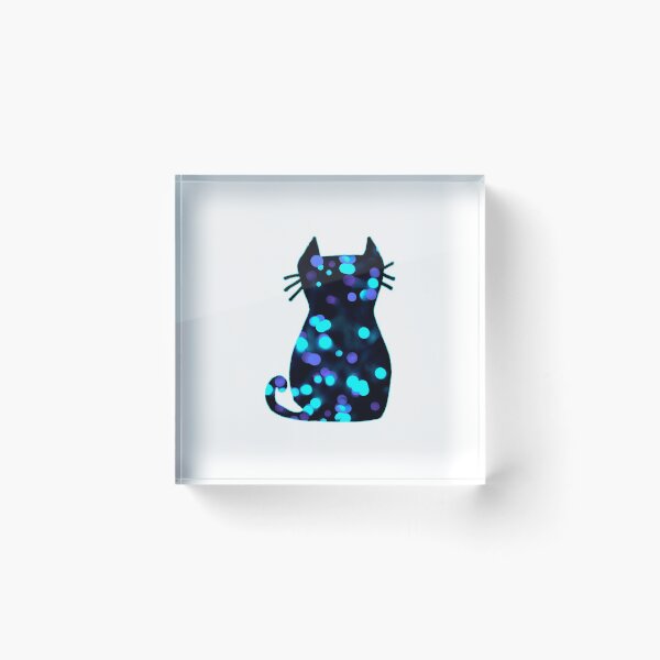 Item preview, Sparkly bokeh cat designed and sold by helengarvey.