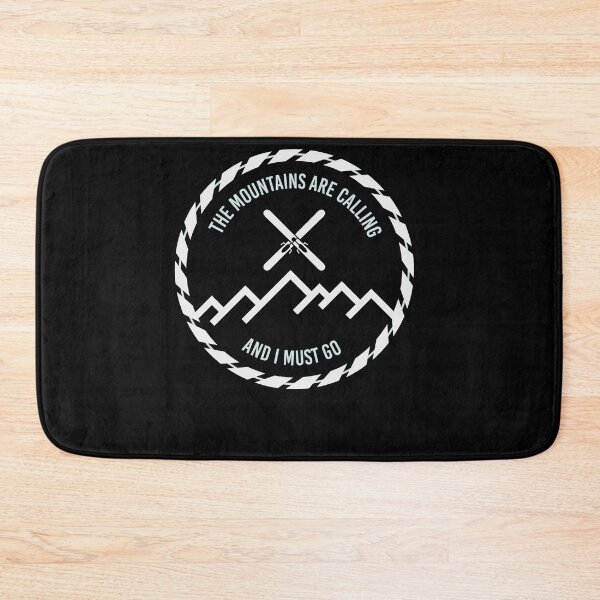 Item preview, Mountains Are Calling Skiing Quote designed and sold by jeffded.