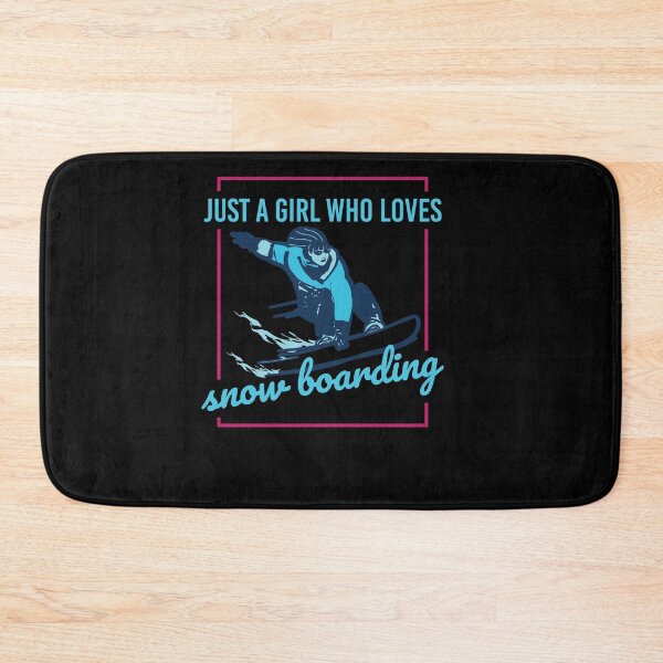 Item preview, Just A Girl Who Loves Snowboarding Quote designed and sold by jeffded.