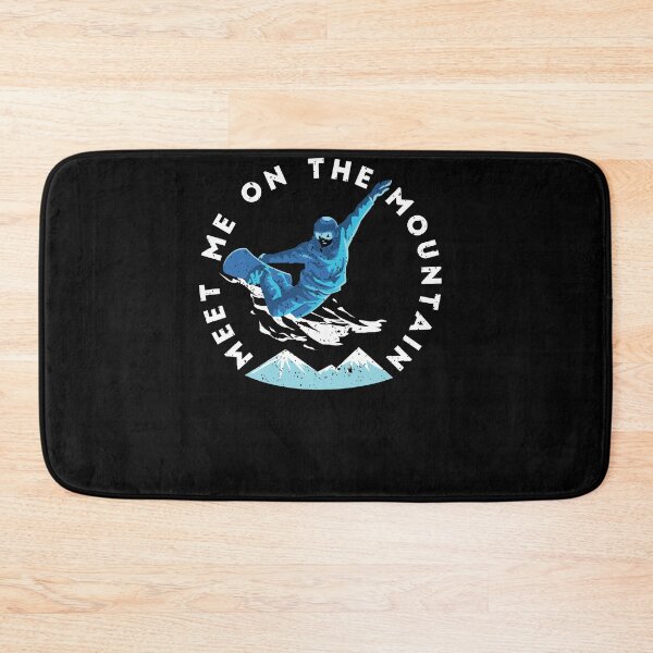 Item preview, Meet Me On The Mountain Snowboarding Quote designed and sold by jeffded.