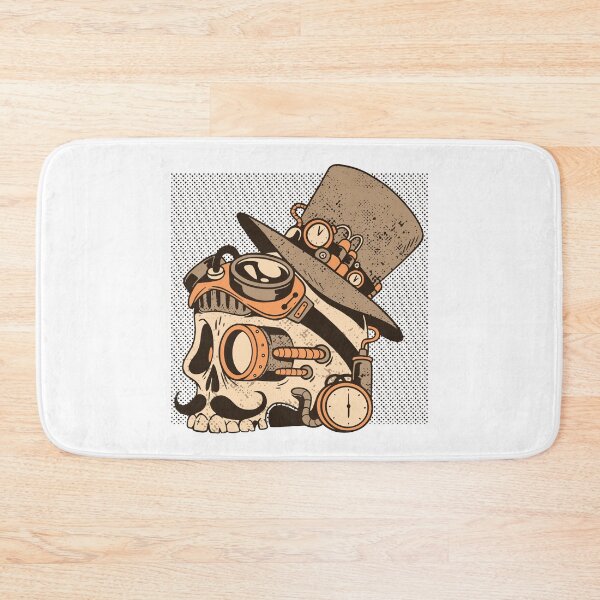Item preview, Steampunk skull. designed and sold by emphatic.