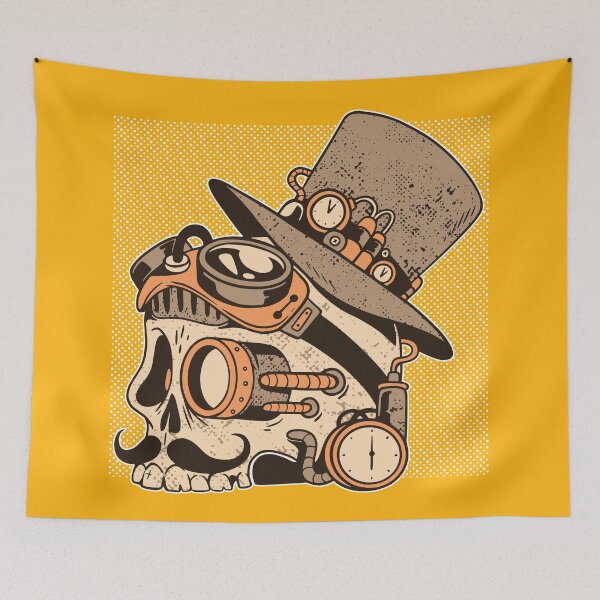 Item preview, Steampunk skull. designed and sold by emphatic.