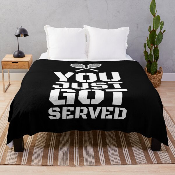 Item preview, You Just Got Served Badminton Quote designed and sold by jeffded.